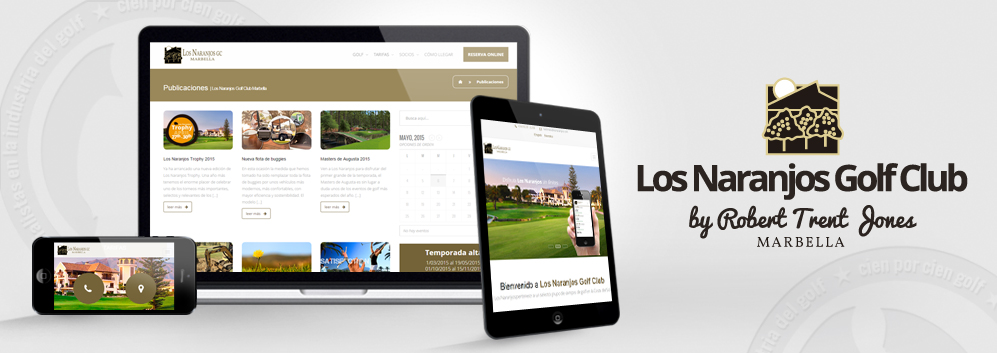 Diseño y desarrollo web para Los Naranjos Golf